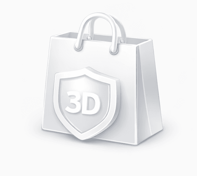 Online shopping with 3D secure enhanced security